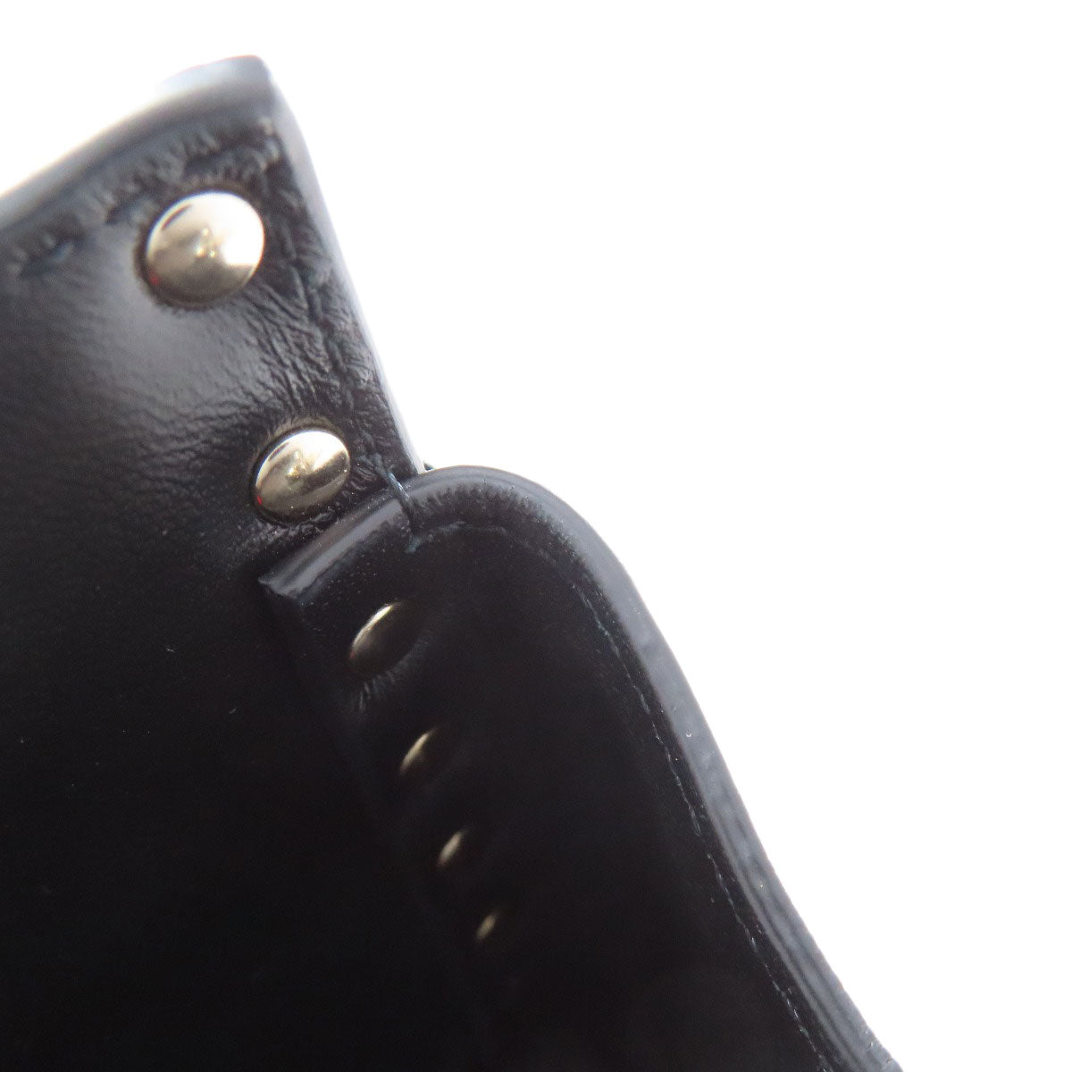 VALENTINO Studs Shoulder Bag Leather Ladies [Used]