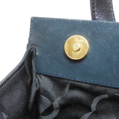 Salvatore Ferragamo Vala Ribbon 2WAY Handbag Suede Ladies [Used]