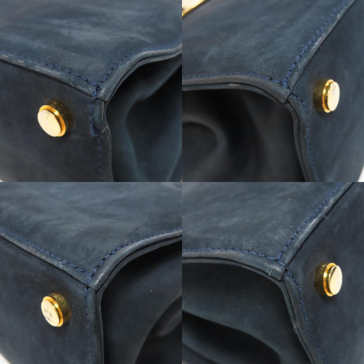 Salvatore Ferragamo Vala Ribbon 2WAY Handbag Suede Ladies [Used]