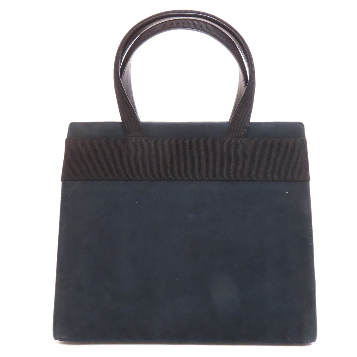 Salvatore Ferragamo Vala Ribbon 2WAY Handbag Suede Ladies [Used]