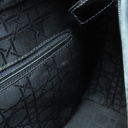 CHRISTIAN DIOR Lady Dior houndstooth pattern Tote Bag Canvas Ladies [Used]