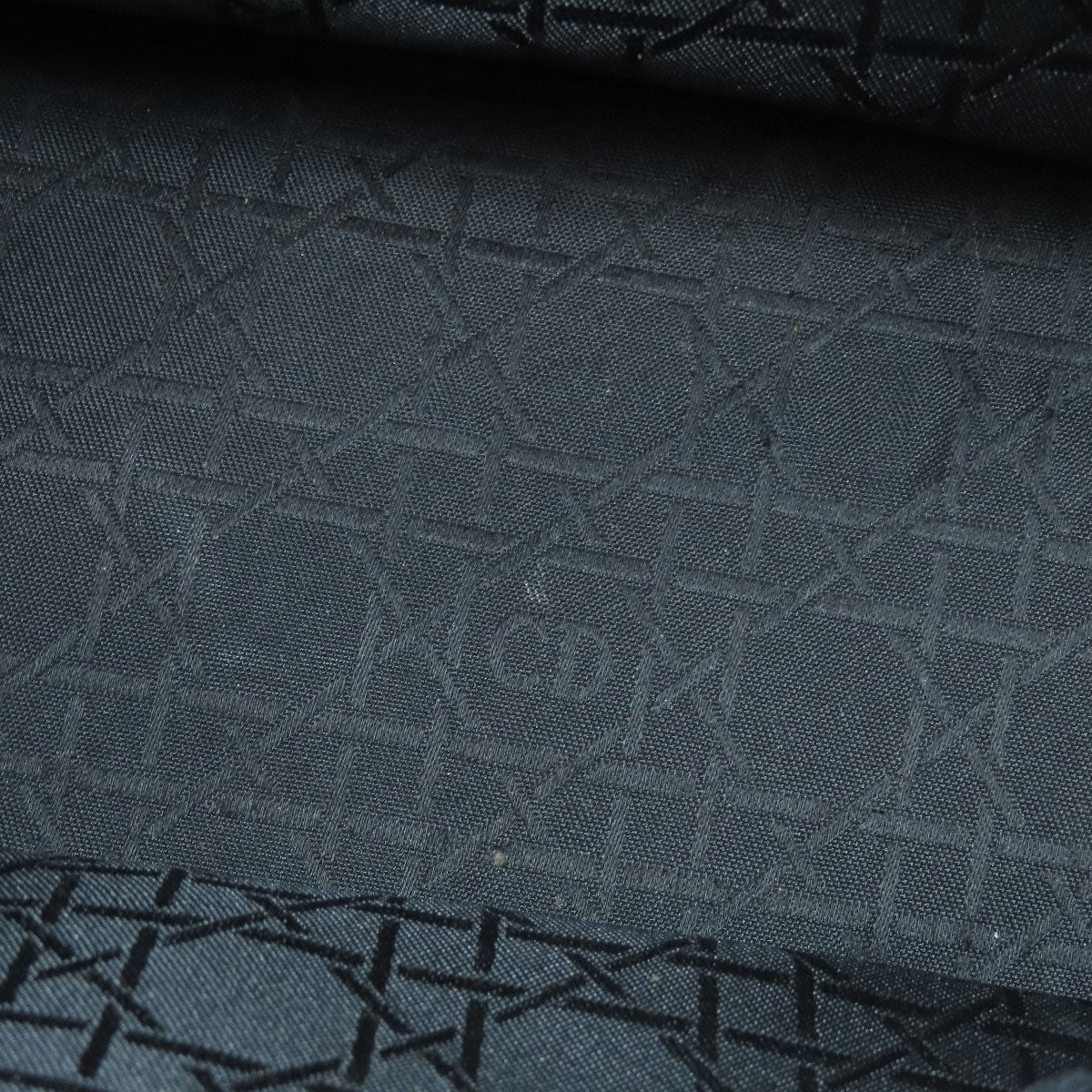 CHRISTIAN DIOR Lady Dior houndstooth pattern Tote Bag Canvas Ladies [Used]