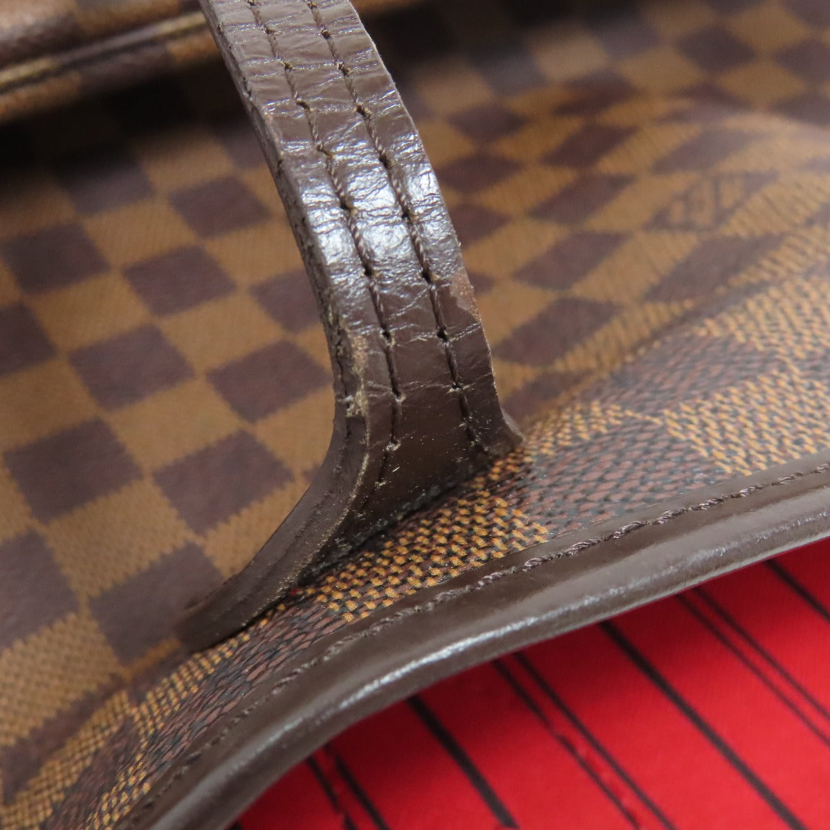 LOUIS VUITTON N51105 Neverfull MM Old Tote Bag Damier canvas Ladies [Used]