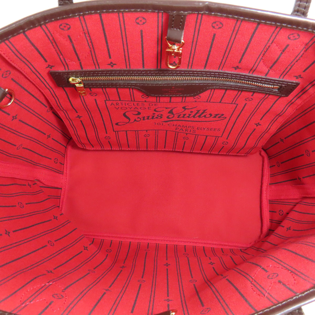 LOUIS VUITTON N51105 Neverfull MM Old Tote Bag Damier canvas Ladies [Used]