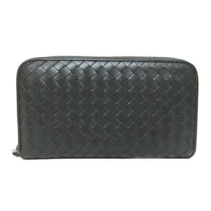 BOTTEGA VENETA Intrecciato Long wallet (with coin pocket) Leather Ladies [Used]