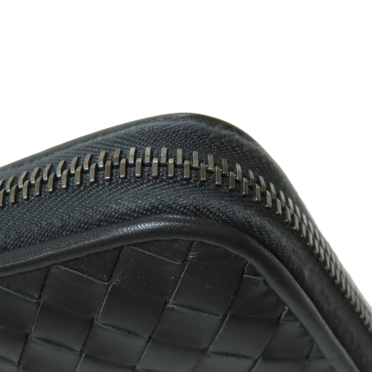 BOTTEGA VENETA Intrecciato Long wallet (with coin pocket) Leather Ladies [Used]