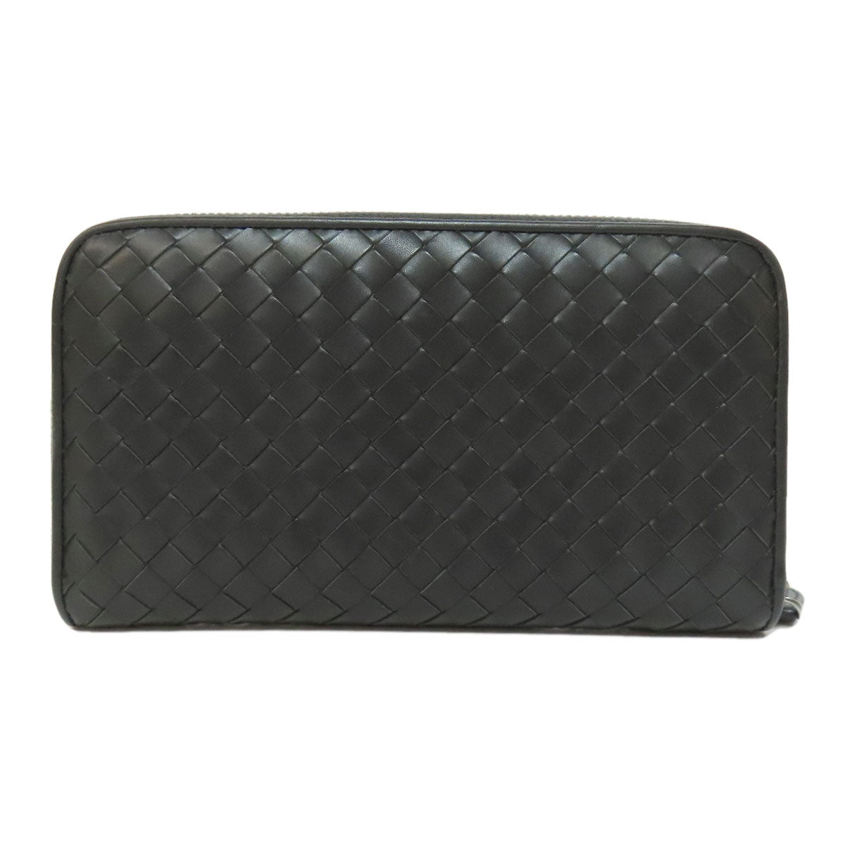 BOTTEGA VENETA Intrecciato Long wallet (with coin pocket) Leather Ladies [Used]