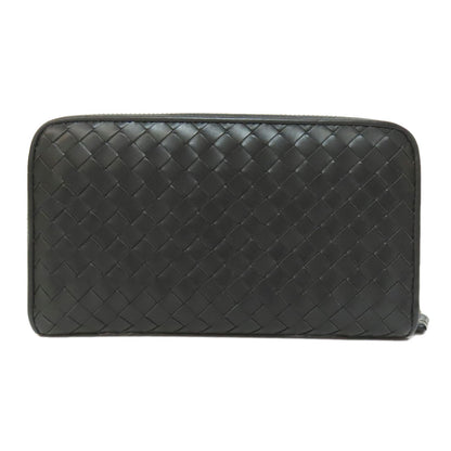 BOTTEGA VENETA Intrecciato Long wallet (with coin pocket) Leather Ladies [Used]