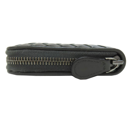 BOTTEGA VENETA Intrecciato Long wallet (with coin pocket) Leather Ladies [Used]