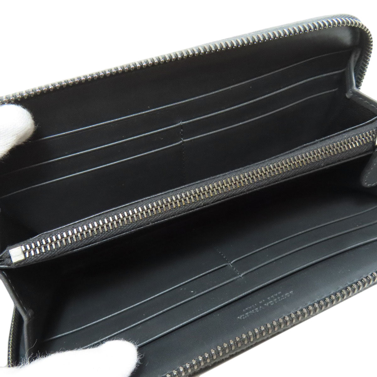 BOTTEGA VENETA Intrecciato Long wallet (with coin pocket) Leather Ladies [Used]