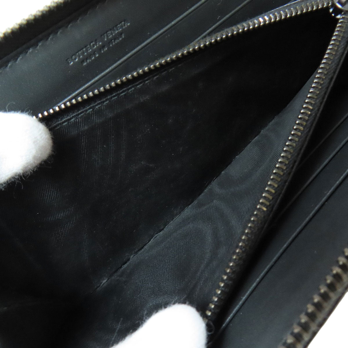 BOTTEGA VENETA Intrecciato Long wallet (with coin pocket) Leather Ladies [Used]