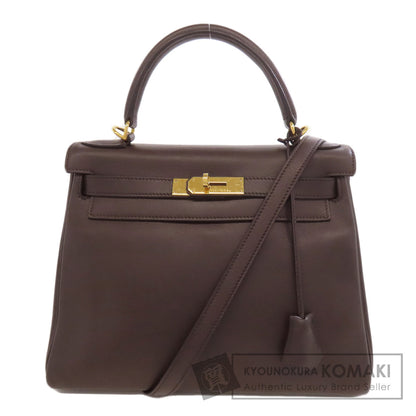 HERMES Kelly 28 Inner stitch GoldHardware Handbag Leather Ladies [Used]