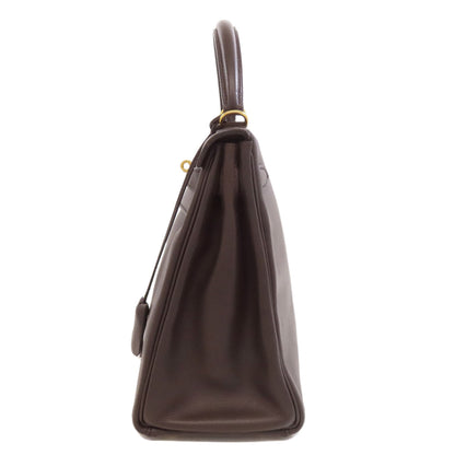 HERMES Kelly 28 Inner stitch GoldHardware Handbag Leather Ladies [Used]