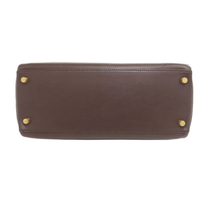 HERMES Kelly 28 Inner stitch GoldHardware Handbag Leather Ladies [Used]