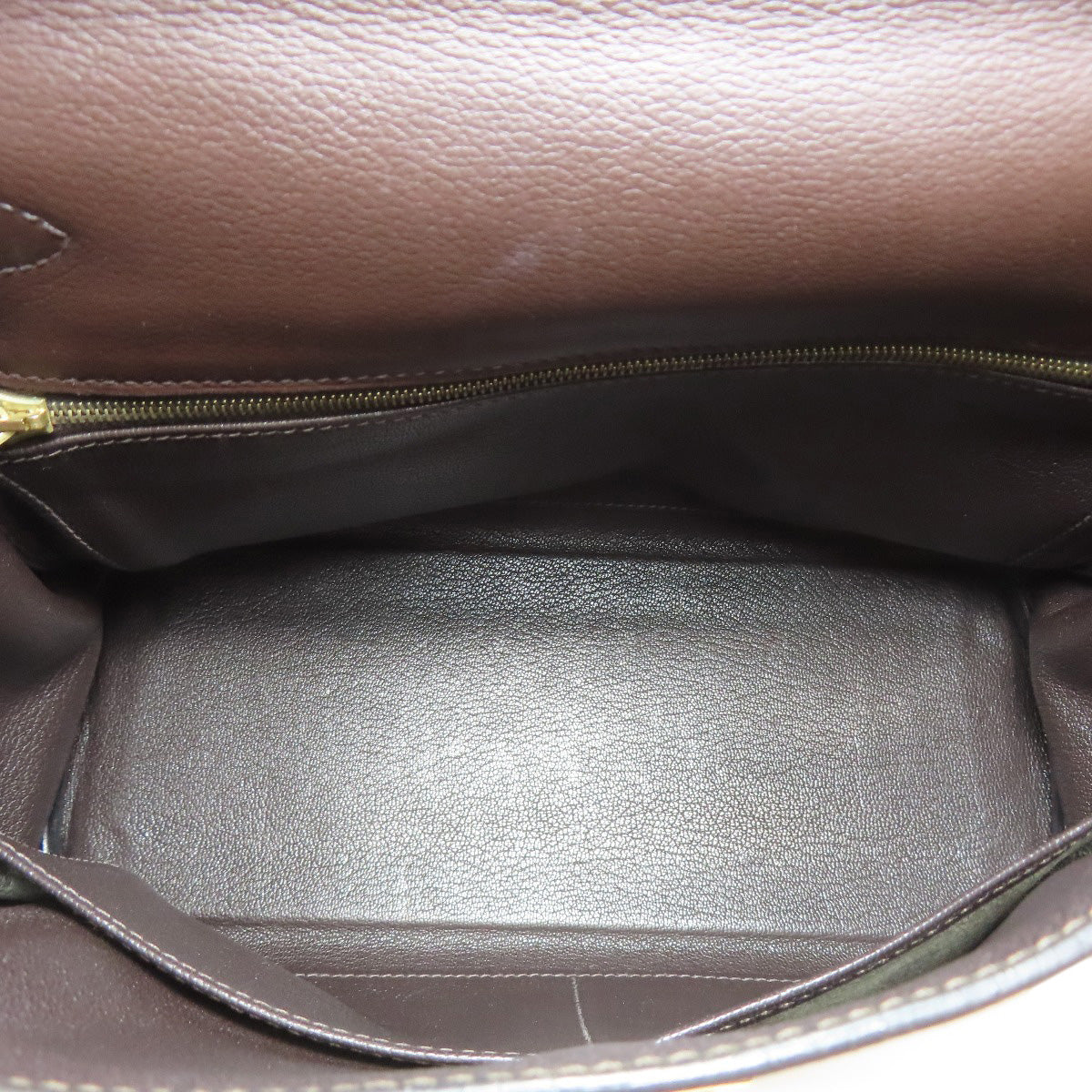 HERMES Kelly 28 Inner stitch GoldHardware Handbag Leather Ladies [Used]