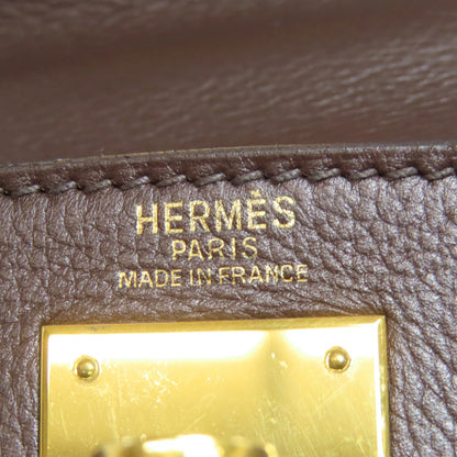 HERMES Kelly 28 Inner stitch GoldHardware Handbag Leather Ladies [Used]