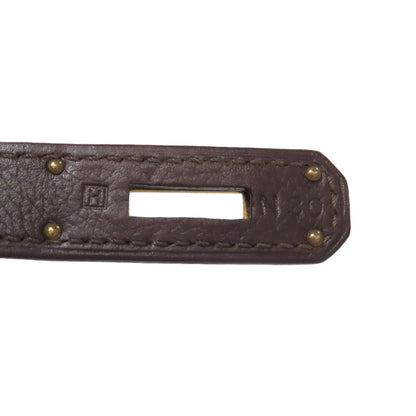 HERMES Kelly 28 Inner stitch GoldHardware Handbag Leather Ladies [Used]