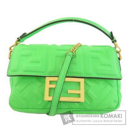 FENDI Zucca pattern 2WAY Handbag Calf Ladies [Used]