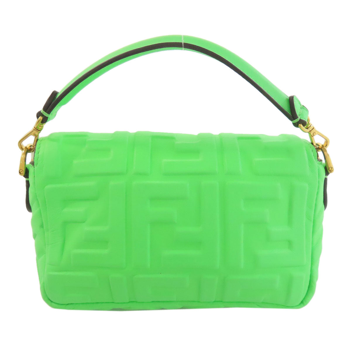 FENDI Zucca pattern 2WAY Handbag Calf Ladies [Used]