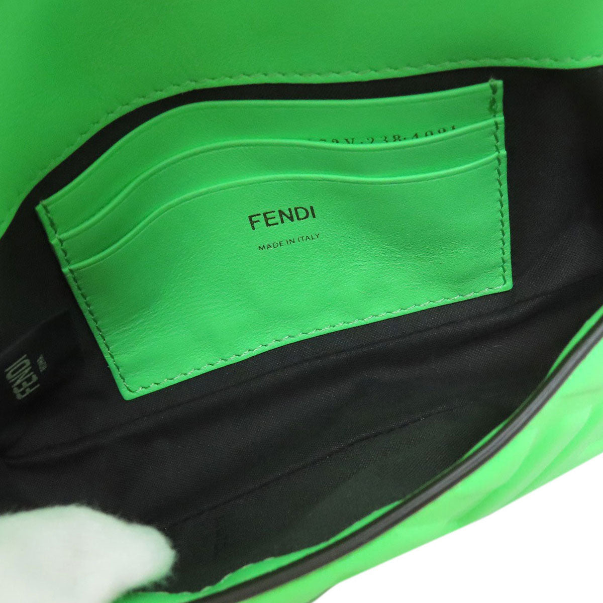 FENDI Zucca pattern 2WAY Handbag Calf Ladies [Used]