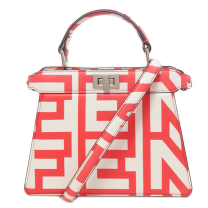 FENDI Marc Jacobs collaboration Peekaboo I See You 2WAY Handbag Calf Ladies [Used]