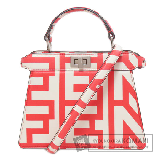 FENDI Marc Jacobs collaboration Peekaboo I See You 2WAY Handbag Calf Ladies [Used]