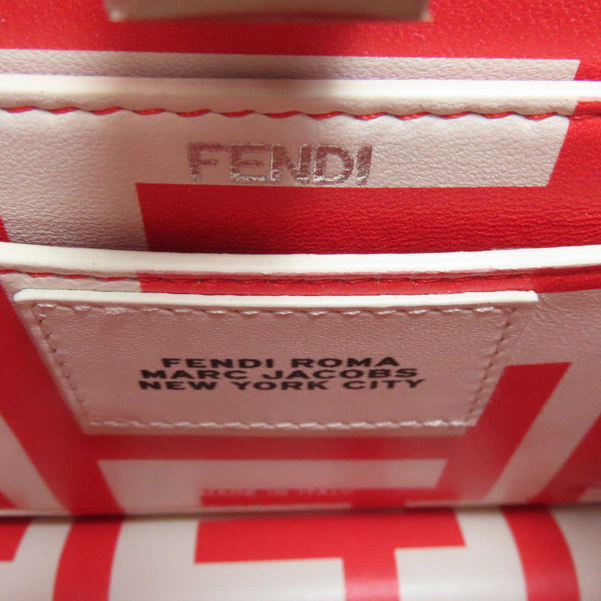 FENDI Marc Jacobs collaboration Peekaboo I See You 2WAY Handbag Calf Ladies [Used]