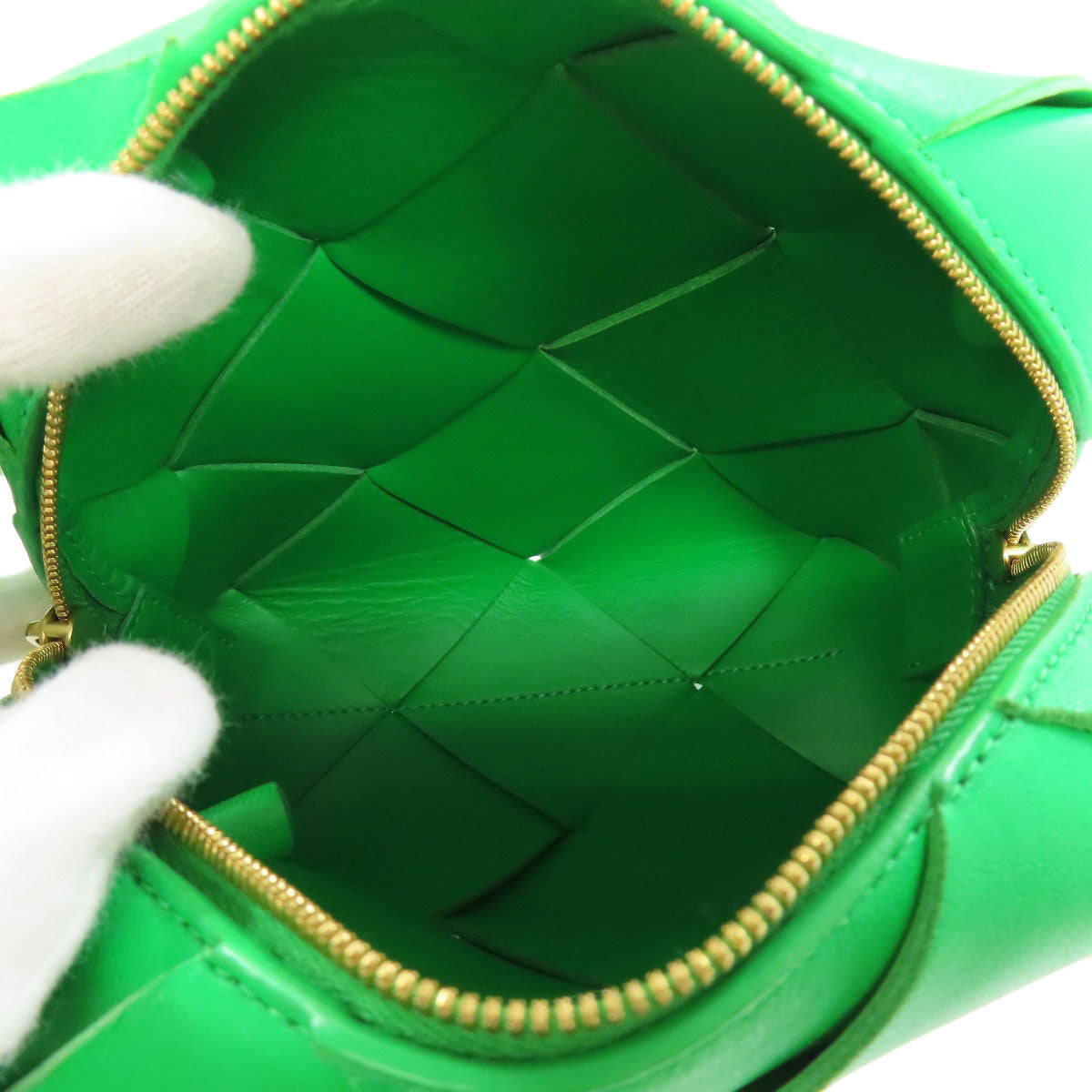 BOTTEGA VENETA mini cassette camera bag Shoulder Bag Calf Ladies [Used]