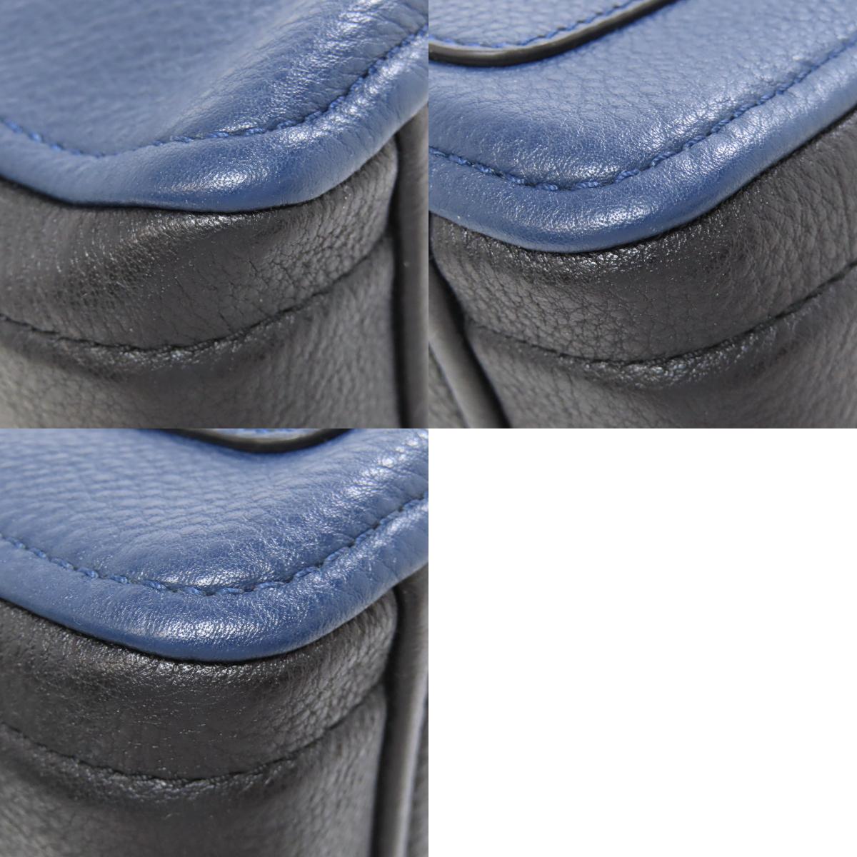 MARC JACOBS Snapshot Double J Shoulder Bag Leather Ladies [Used]