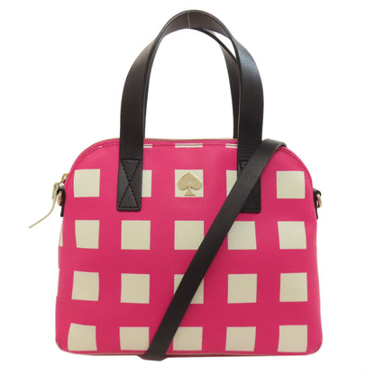 kate spade Checkpattern 2WAY Tote Bag PVC Ladies [Used]