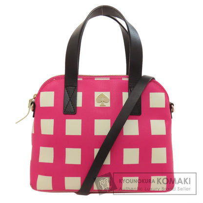 kate spade Checkpattern 2WAY Tote Bag PVC Ladies [Used]