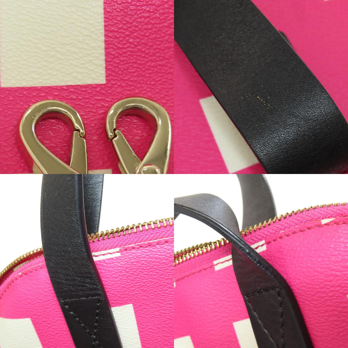 kate spade Checkpattern 2WAY Tote Bag PVC Ladies [Used]