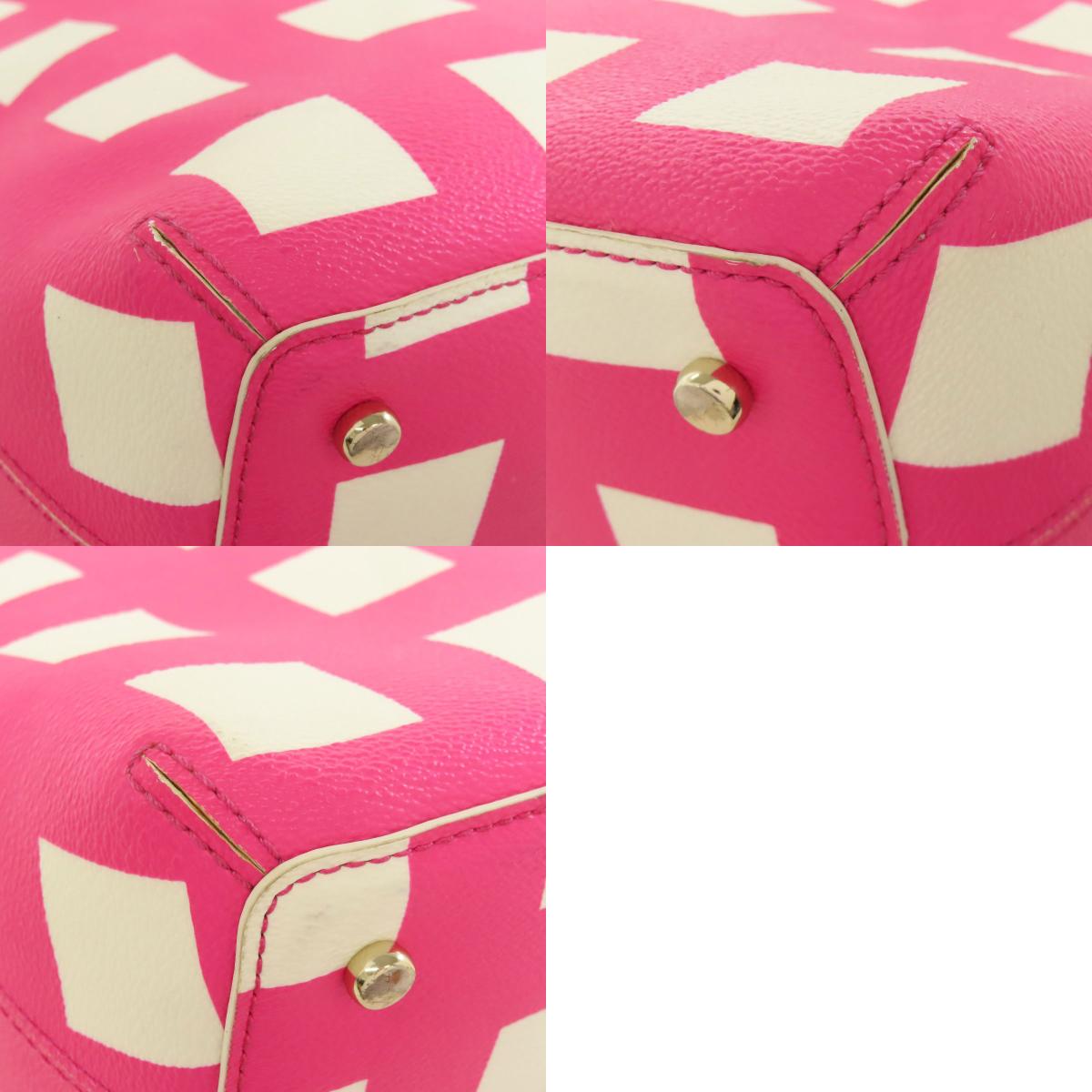 kate spade Checkpattern 2WAY Tote Bag PVC Ladies [Used]