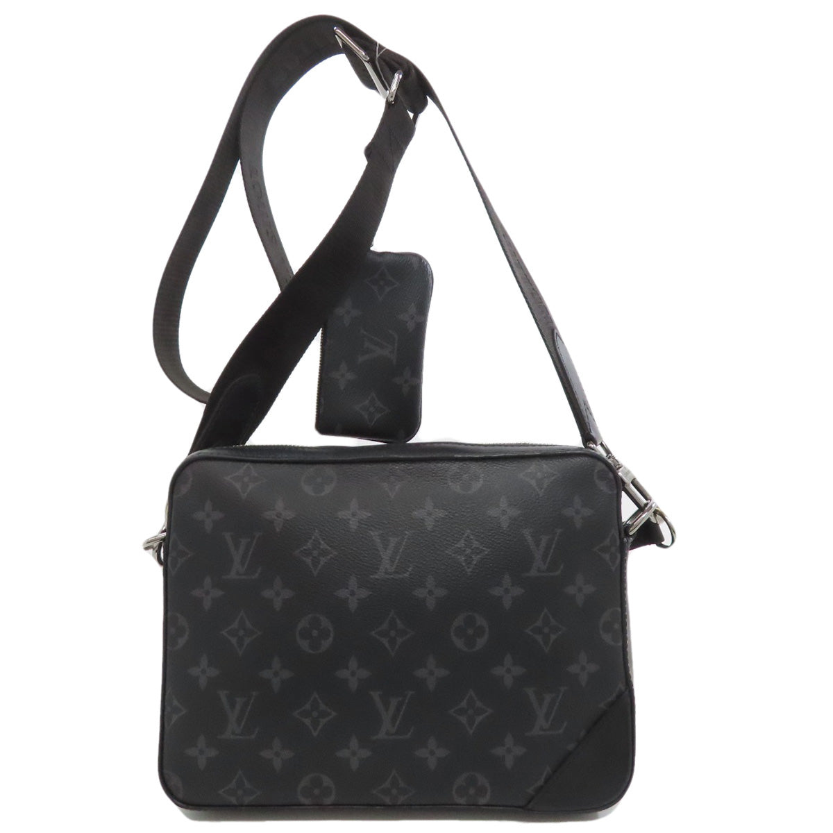 LOUIS VUITTON M69443 Trio Messenger Shoulder Bag Monogram Eclipse Ladies [Used]
