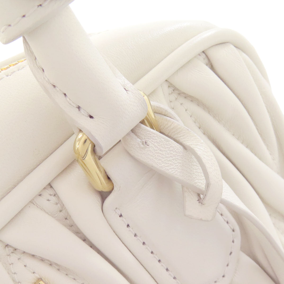 MIUMIU   Arcadi Matelasse 2WAY Handbag  Calf Ladies [Used]