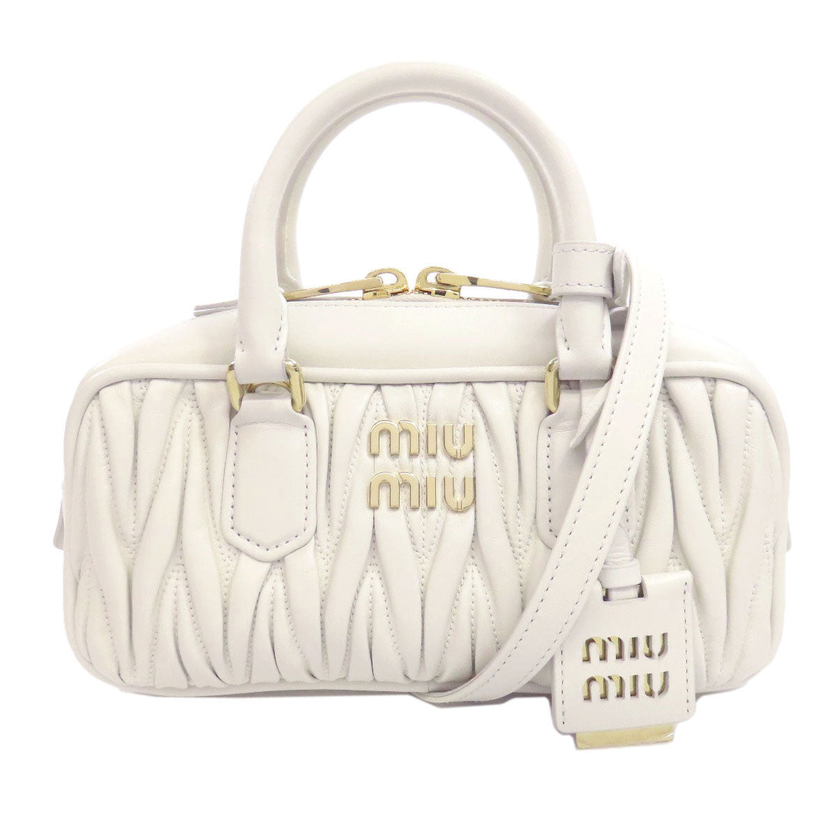 MIUMIU   Arcadi Matelasse 2WAY Handbag  Calf Ladies [Used]