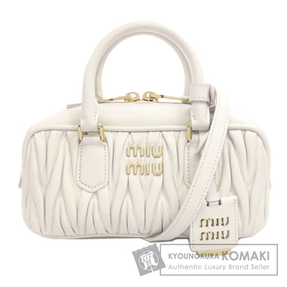 MIUMIU   Arcadi Matelasse 2WAY Handbag  Calf Ladies [Used]
