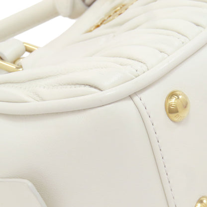 MIUMIU   Arcadi Matelasse 2WAY Handbag  Calf Ladies [Used]