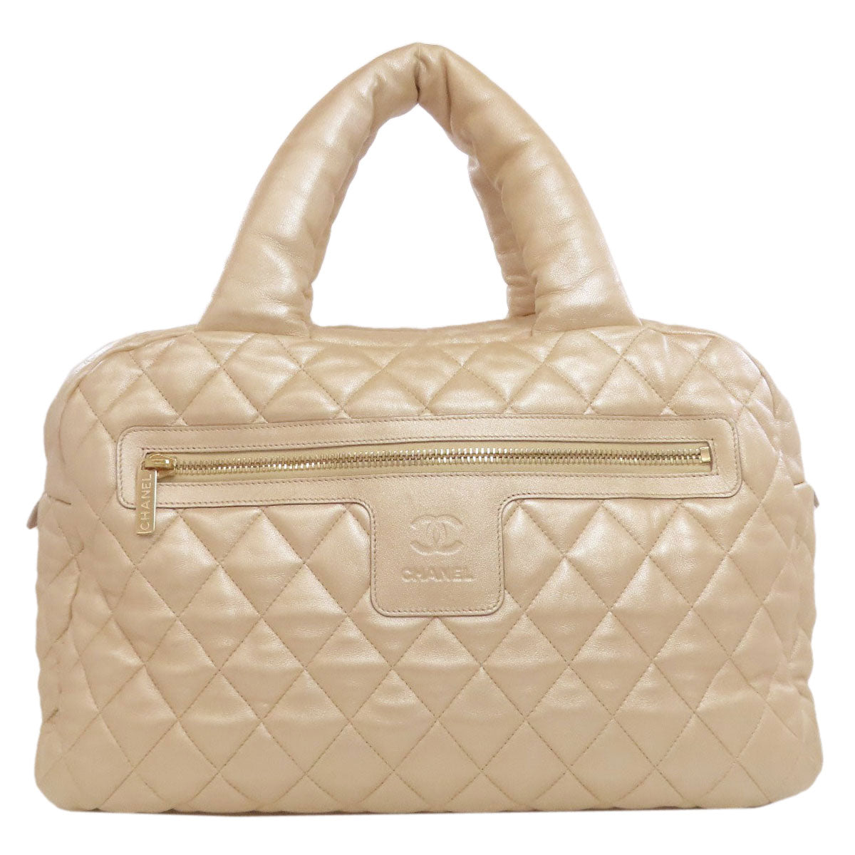 CHANEL Cococoon GoldHardware Boston bag Lambskin Ladies [Used]