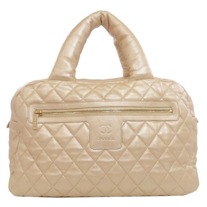 CHANEL Cococoon GoldHardware Boston bag Lambskin Ladies [Used]