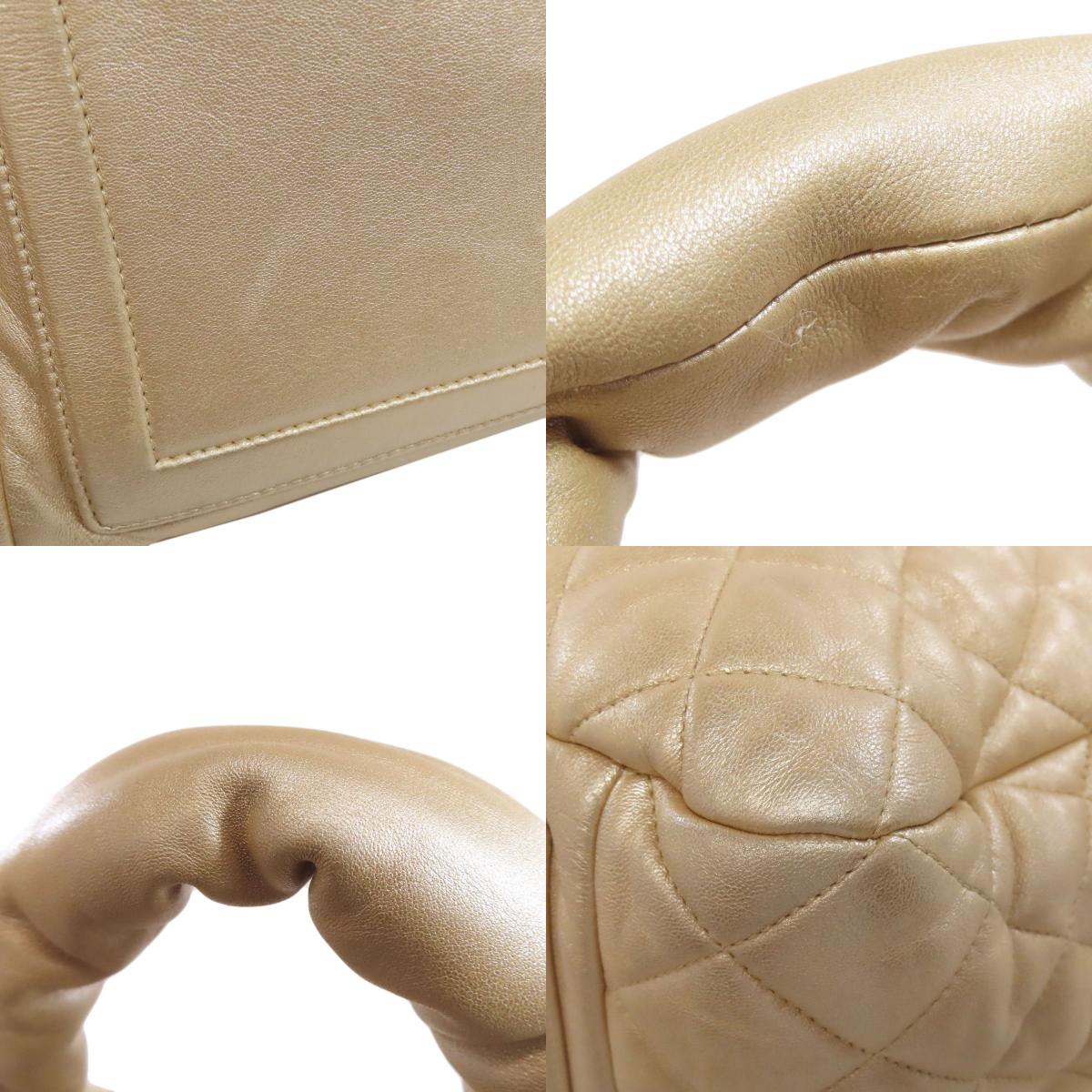 CHANEL Cococoon GoldHardware Boston bag Lambskin Ladies [Used]