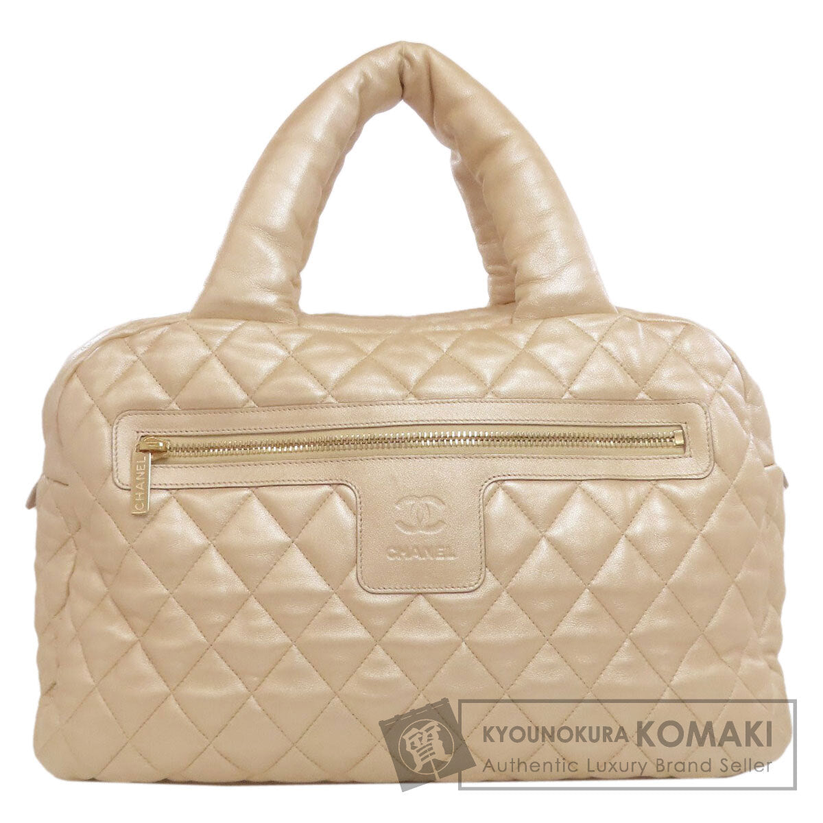 CHANEL Cococoon GoldHardware Boston bag Lambskin Ladies [Used]