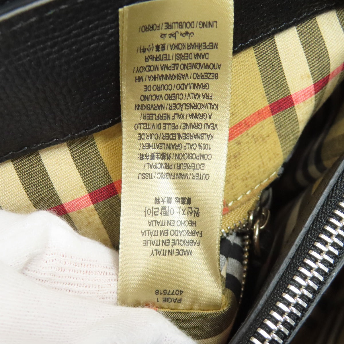 BURBERRY 2WAY Handbag Leather Ladies [Used]