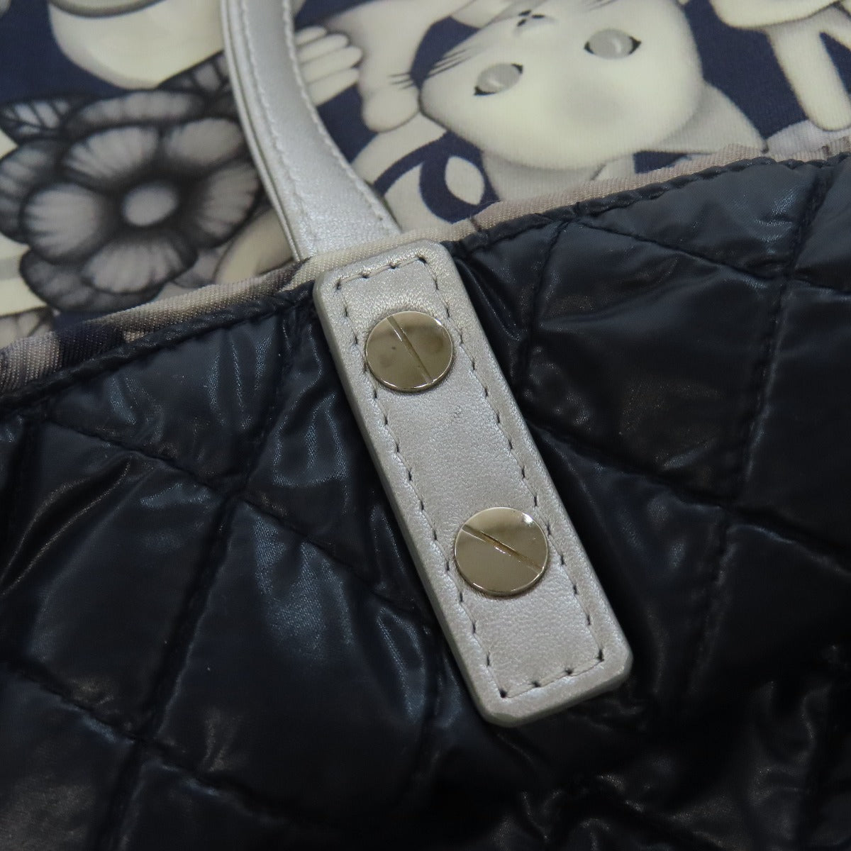 CHANEL Cat motif Tote Bag Nylon Ladies [Used]