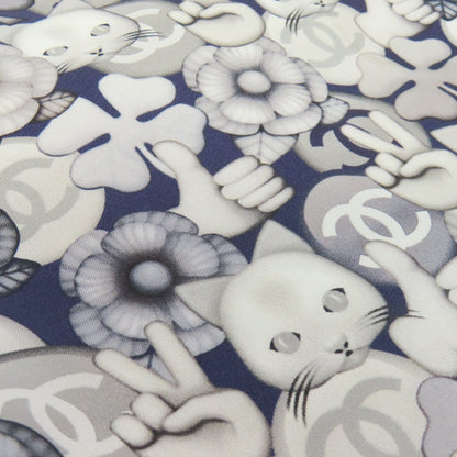 CHANEL Cat motif Tote Bag Nylon Ladies [Used]