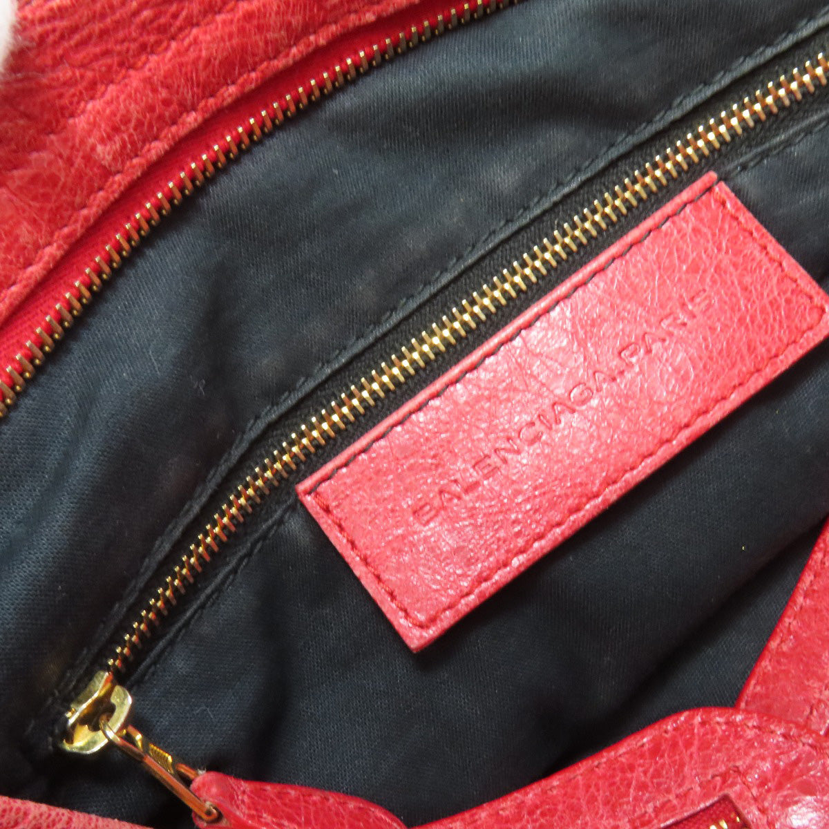 BALENCIAGA Giant town Handbag Leather Ladies [Used]