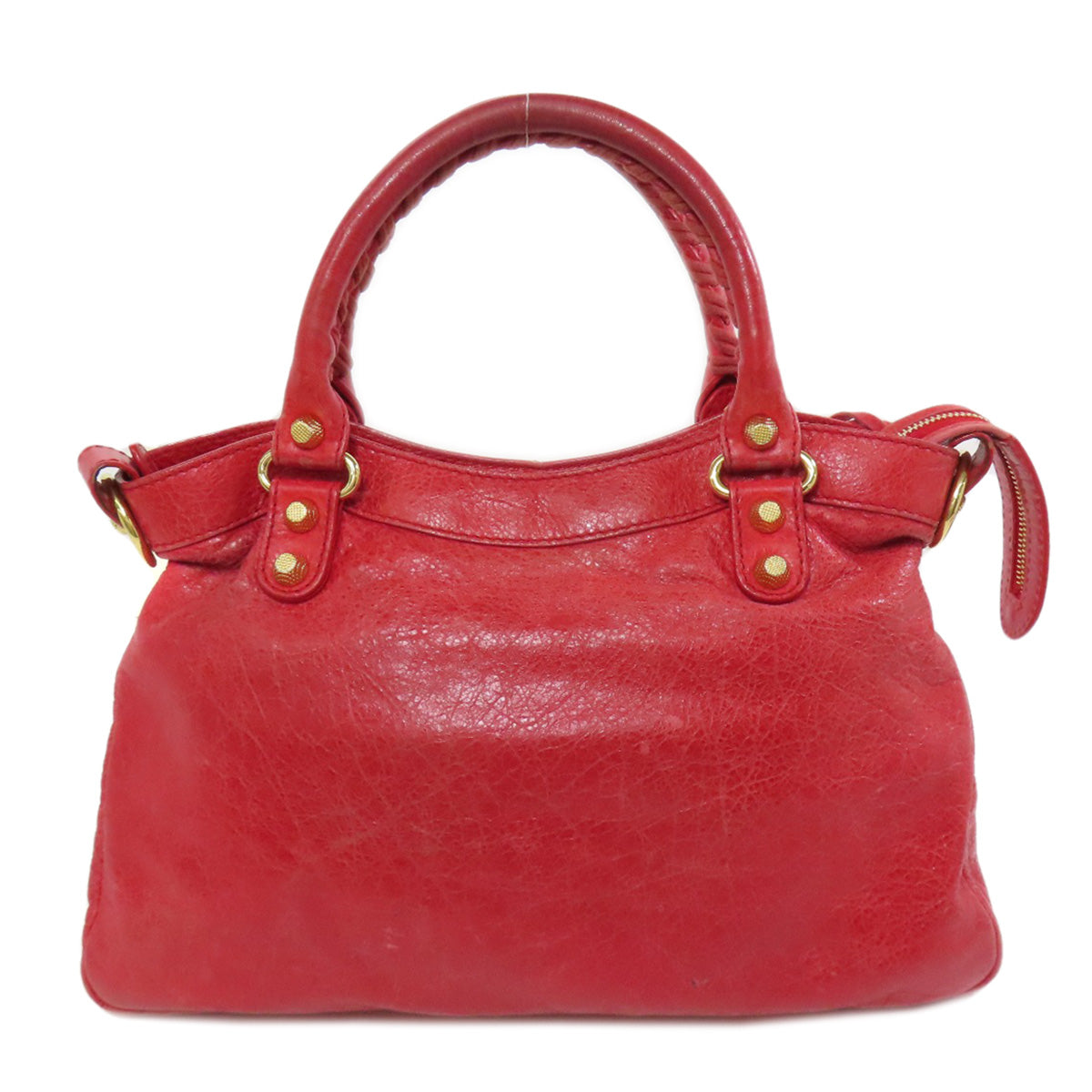 BALENCIAGA Giant town Handbag Leather Ladies [Used]