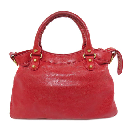 BALENCIAGA Giant town Handbag Leather Ladies [Used]