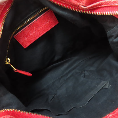 BALENCIAGA Giant town Handbag Leather Ladies [Used]