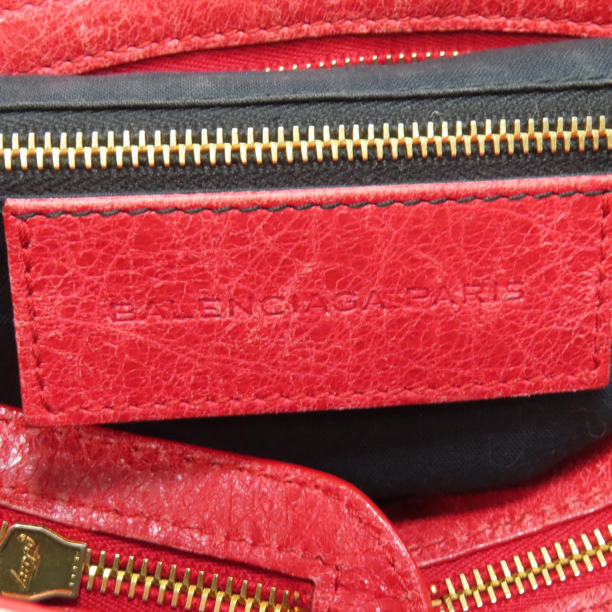 BALENCIAGA Giant town Handbag Leather Ladies [Used]